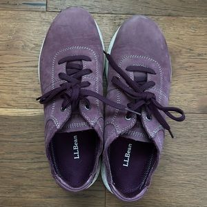 Purple LL Bean women’s sneakers size 9